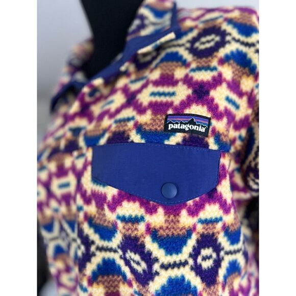 Patagonia RARE Synchilla 1/4 Snap T Pullover Fleece Jacket WMNS Small - Picture 7 of 8